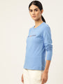 Women'S Premium Cotton Printed Full Sleeve T-Shirts