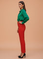 Banana Crepe Mars Red C Pant