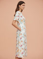 Premium Muslin Digital Print  Maxi Dress With Slash Pocket