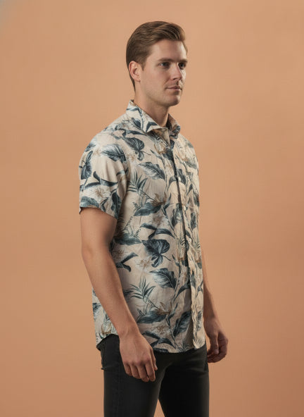 Amswan Men'S Premium Rayon Shirt