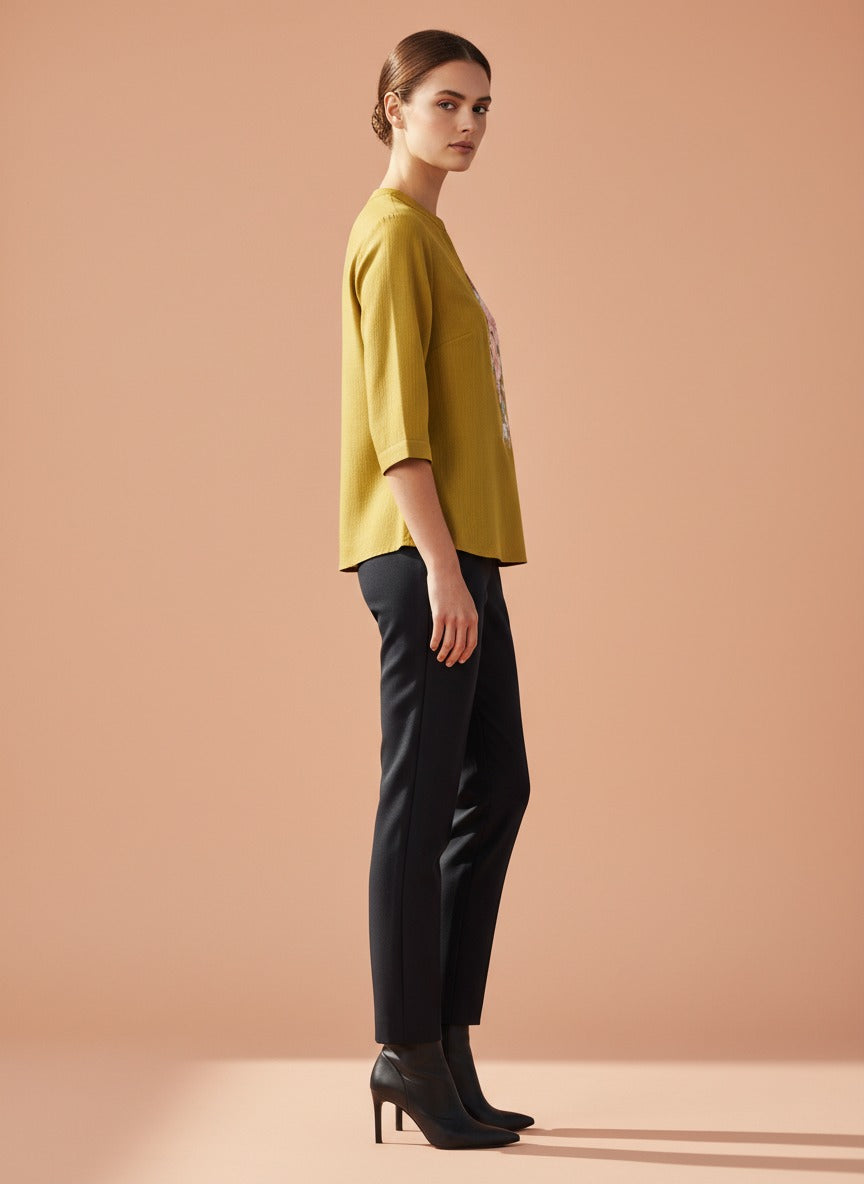 Elegant Embroidered Women's Top