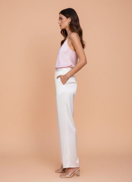 European Satin Loose Fit Trouser