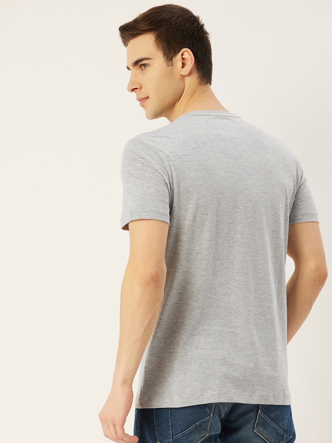 MENS PREMIUM COTTON PRINTED HALF SLEEVE CREW NECK T-SHIRTS