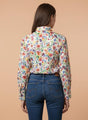 Premium Micro Digital Print Puff Sleeve Shirt
