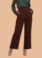 Banana Crepe Mahogany K Pant