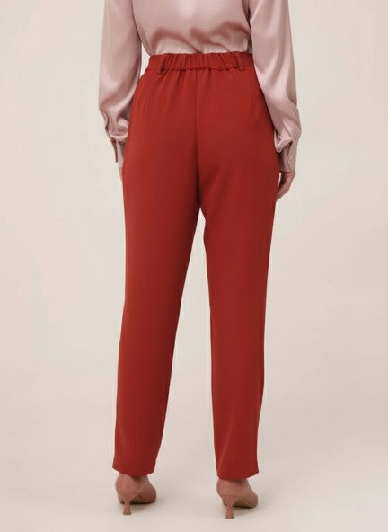 Banana Crepe Burnt Umber C Pant