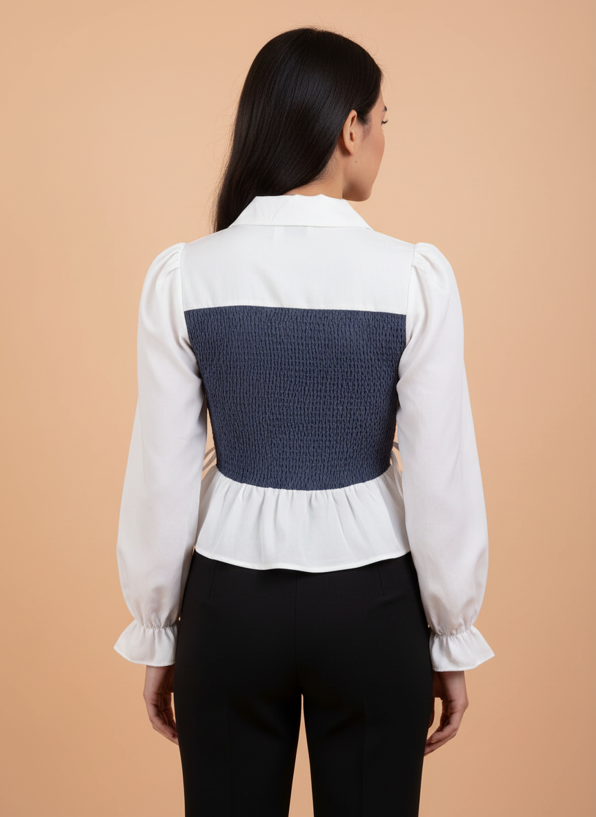 Elegant Corset Style Layered Top for Women