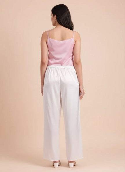 European Satin Loose Fit Trouser