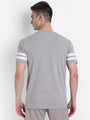 MENS COTTON RICH LYCRA GRAPHIC HALF SLEEVE CREW NECK T-SHIRTS