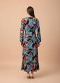 Rayon Printed Full Sleeve Maxi Dress