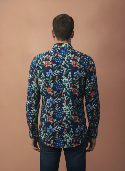 Amswan Men'S Premium Rayon Shirt With Print