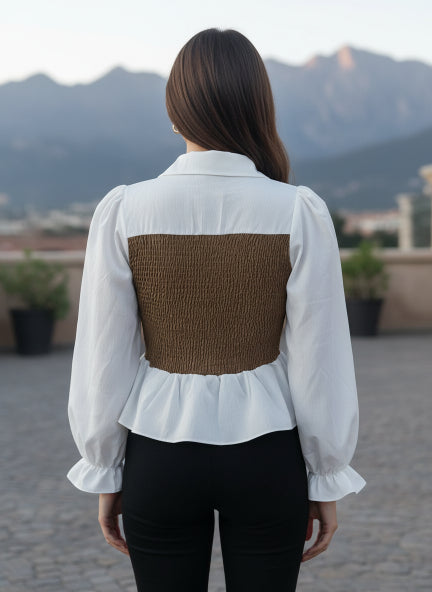 Elegant Floral Corset Style Shirt Dress for Women