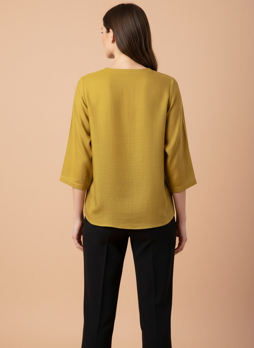 Elegant Embroidered Women's Top