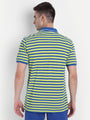Premium Cotton Striped Half Sleeve Polo