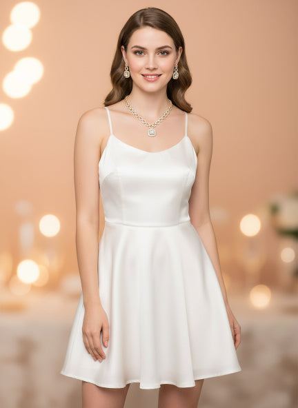 Luxury Cubic Zirconia Chain Link Pendant Necklace & Earrings Set