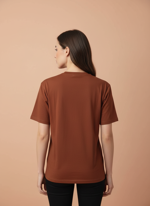Women's Brown Oversized T-Shirt