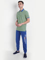 Premium Cotton Striped Half Sleeve Polo