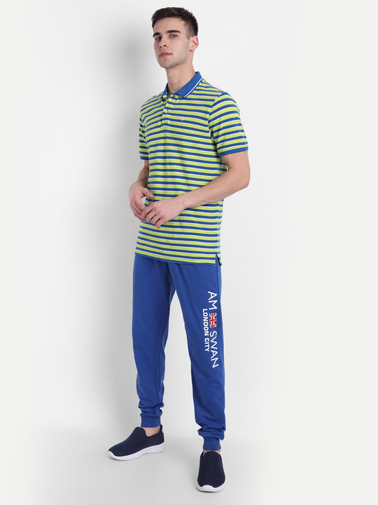 Premium Cotton Striped Half Sleeve Polo