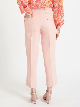 WOMEN'S LUXURY BANANA CREPE STRAIGHT FIT WITH FLAP POCKET TROUSER