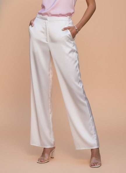European Satin Loose Fit Trouser