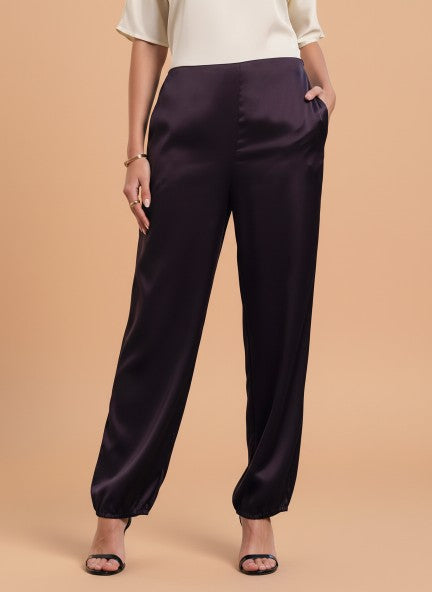 European Satin Loose Fit Trouser