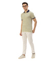Men's Premium Striped Half Sleeve Polo