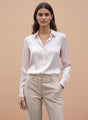 Soft Pink Regular Fit Summer Satin Shirt