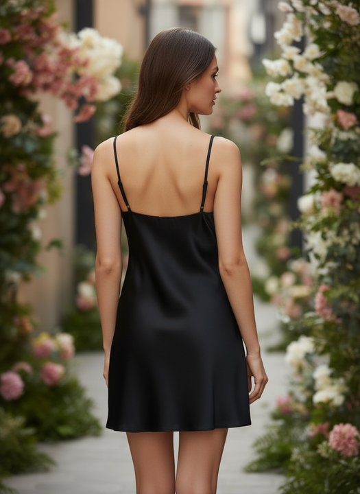 Elegant Spaghetti Strap Nightwear & Party Wear