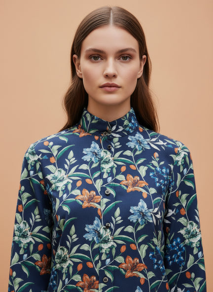 Women'S Premium Rayon Shirt With Print