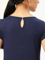 WOMENS PREMIUM COTTON HALF SLEEVE FLARED DRESSES