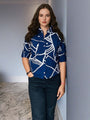 Women'S Premium Rayon Shirt With Abstract Print