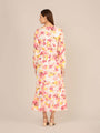 Rayon Printed Full Sleeve Maxi Dress