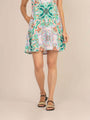 Rayon Printed Fit & Flare A Line Midi Dress