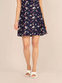 Rayon Printed Fit & Flare A Line Midi Dress