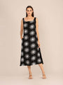 Rayon Printed Sleeveless Fit & Flare Maxi Dress