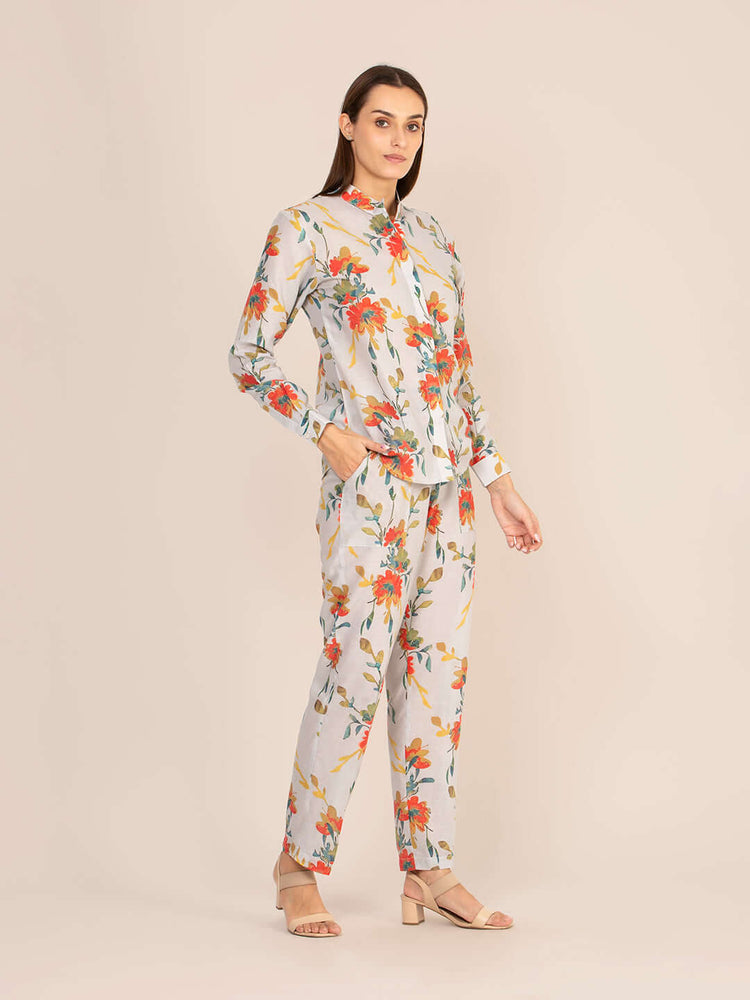 Women'S Premium Cambric Paisley Coord Set