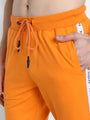 Mens Cotton Rich Lycra With Printed Tape Track Pants
