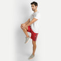 MENS COTTON RICH LYCRA GRAPHIC HALF SLEEVE CREW NECK T-SHIRTS
