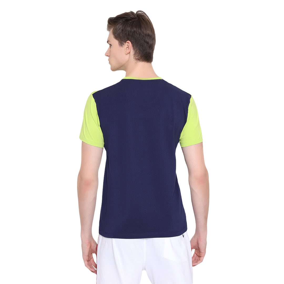 Mens Cotton Rich Lycra Half Sleeve Crew Neck T-Shirts