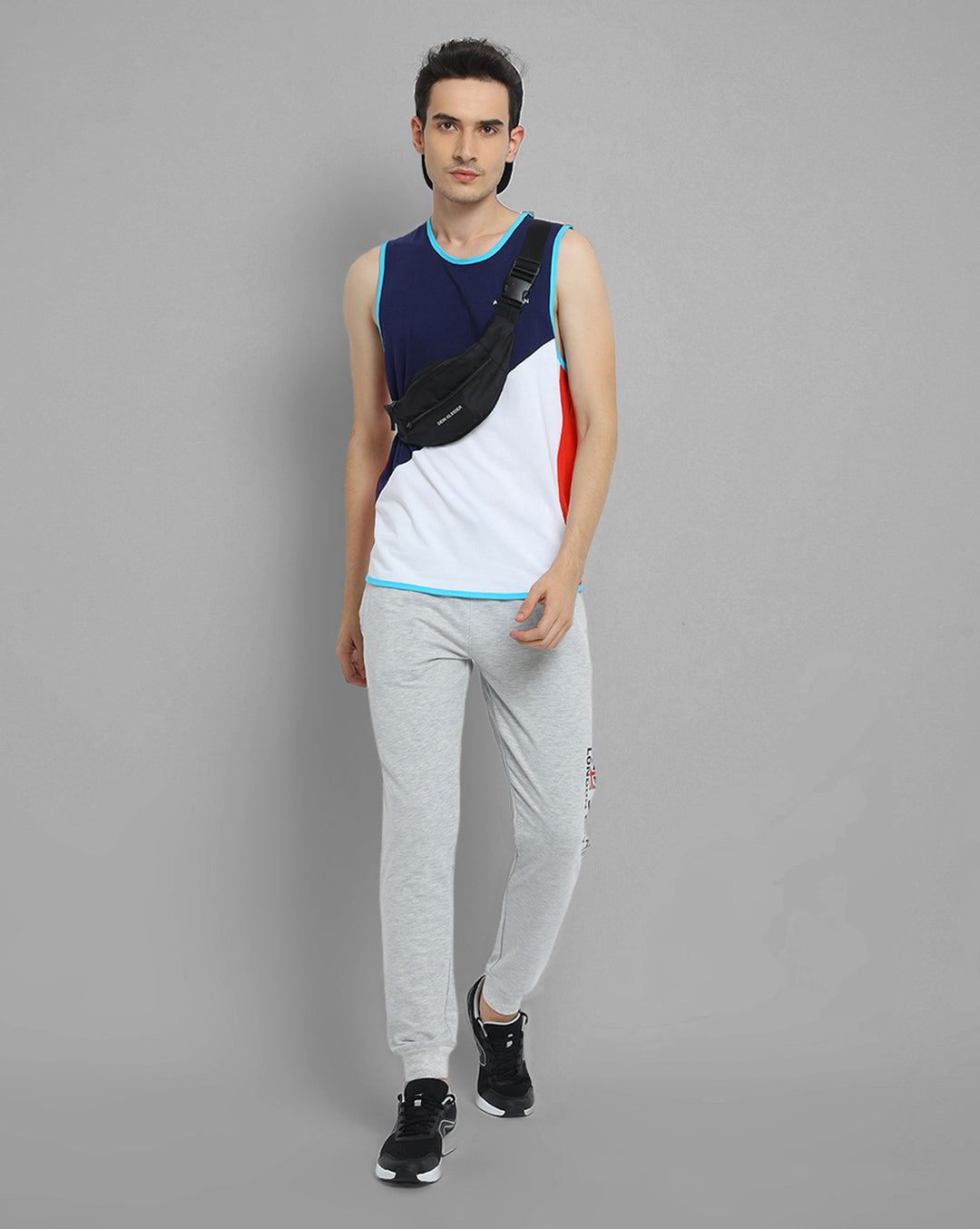 MENS COTTON RICH LYCRA SLEEVELESS CREW NECK T-SHIRTS