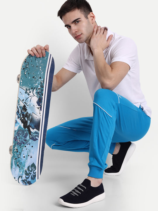 Mens Cotton Rich Lycra Track Pant