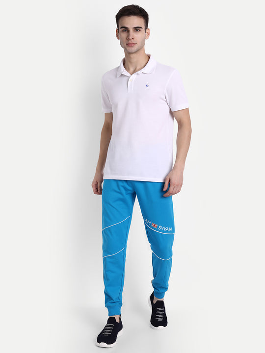 Mens Cotton Rich Lycra Track Pant