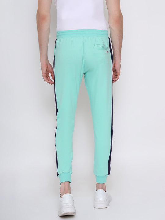 Mens Cotton Rich Lycra Straight Track Pant