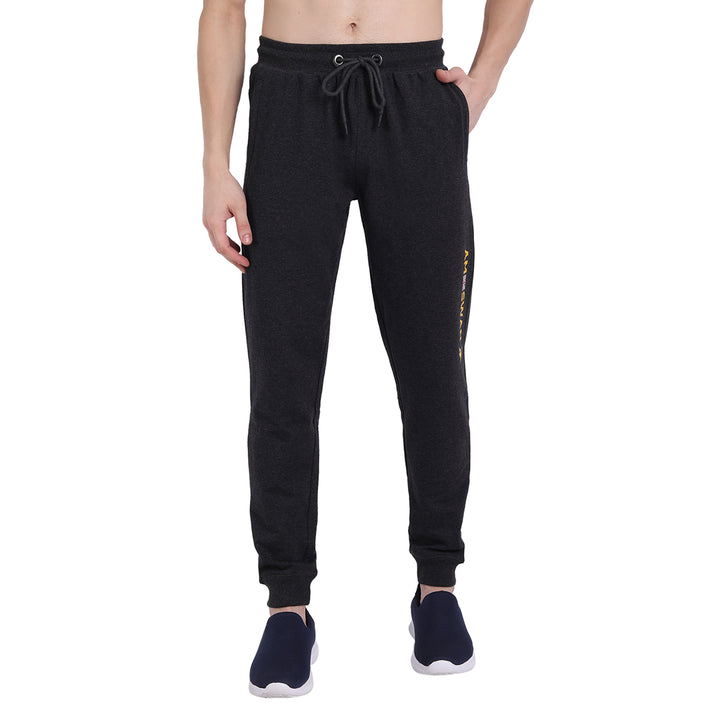 Mens Cotton Lycra Printed Track Pant
