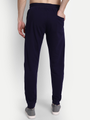 Mens Cotton Rich Lycra Track Pant With Side Printed Tape