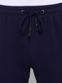 Mens Cotton Rich Lycra Track Pant With Side Printed Tape