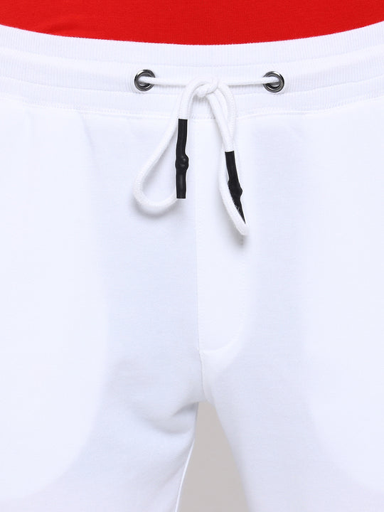 Mens Cotton Rich Lycra Track Pant With Side Stripe