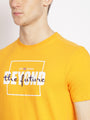 Mens Premium Cotton Lycra Printed Half Sleeve Crew Neck T-Shirts