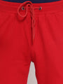 Mens Premium Cotton Colourblocked Printed Track Pants