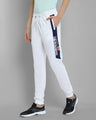 Mens Premium Cotton Colourblocked Printed Track Pants